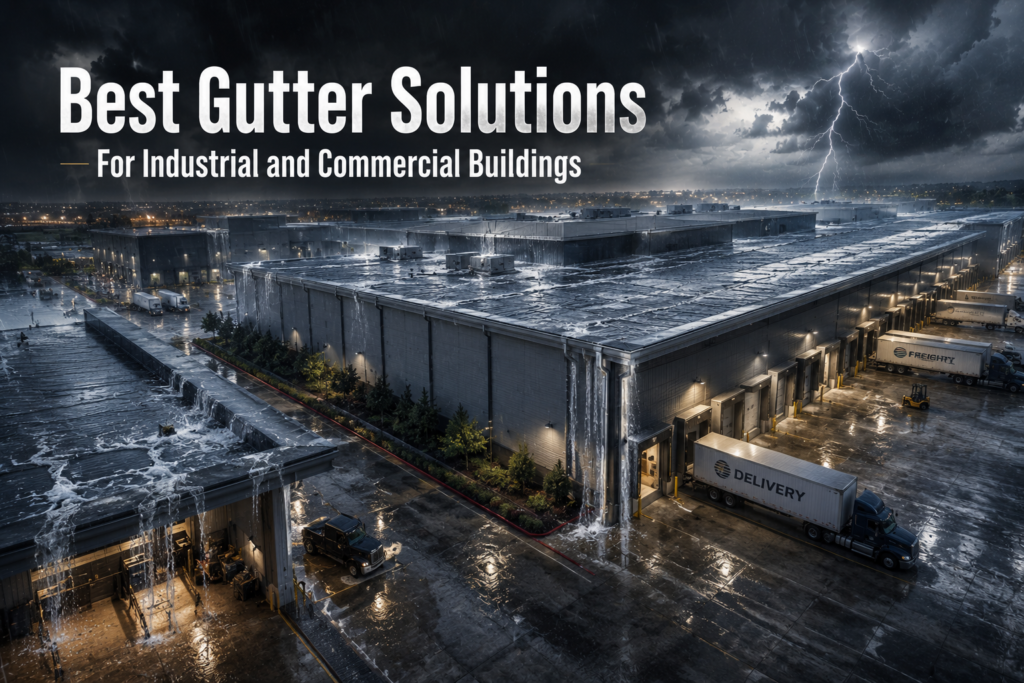 Best Gutter Solutions for Industrial and Commercial Buildings