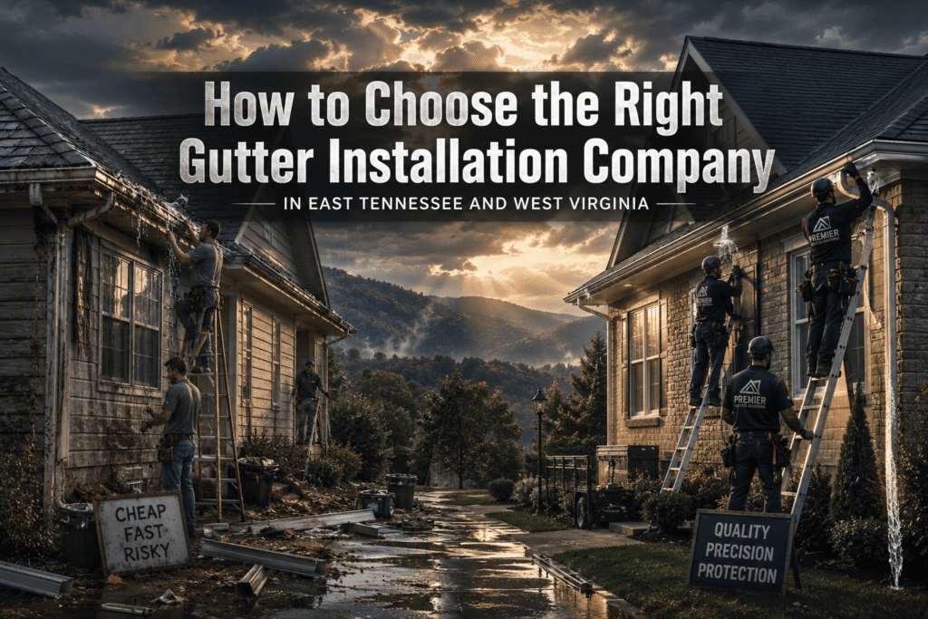How to Choose the Right Gutter Installation Company in East Tennessee and West Virginia