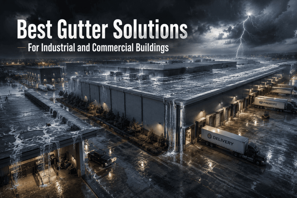 Best Gutter Solutions for Industrial and Commercial Buildings
